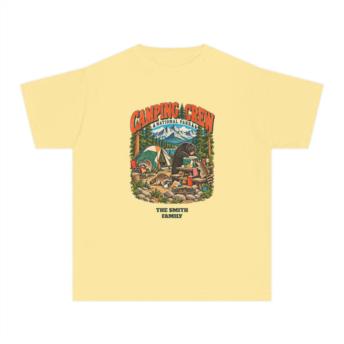 Custom Kids Camping Crew Camping Shirt