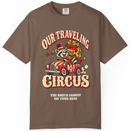 Custom Our Traveling Circus Family Trip Shirt