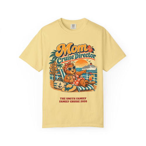 Custom Mom Cruise Director Family Cruise Shirt