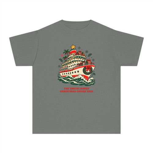 Custom Kids Christmas Cruise Ship Shirt
