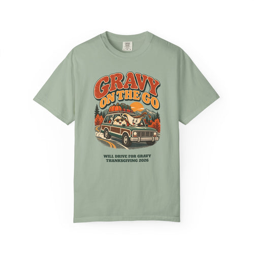 Custom Gravy On The Go Thanksgiving Road Trip Shirt