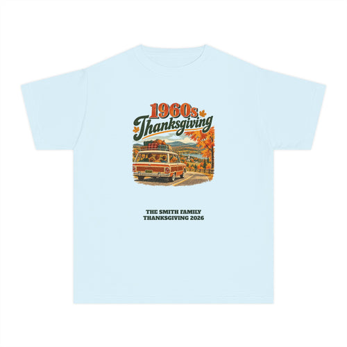 Custom Kids 1960s Thanksgiving Road Trip Shirt