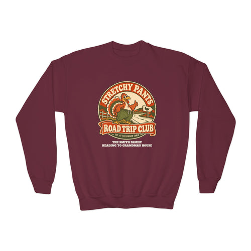 Custom Kids Stretchy Pants Thanksgiving Sweatshirt