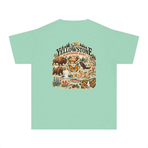 Custom Kids Yellowstone Scavenger Hunt Tee