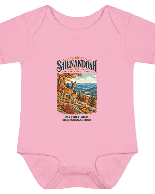 Custom Baby Shenandoah National Park Vintage Deer Onesie