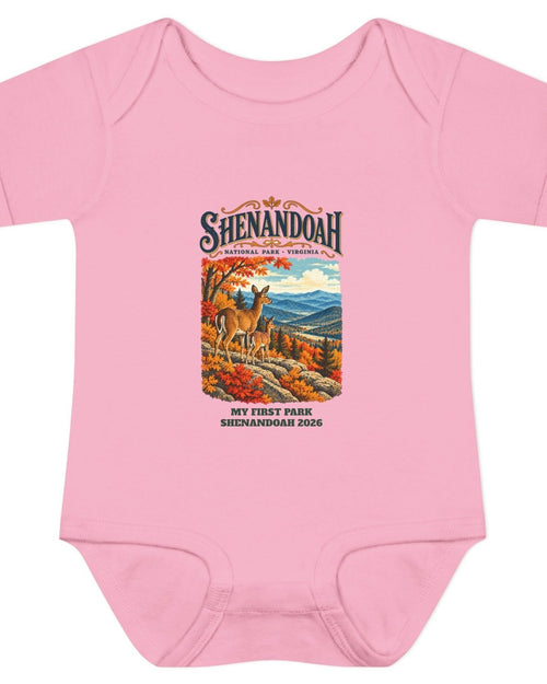 Custom Baby Shenandoah National Park Vintage Deer Onesie