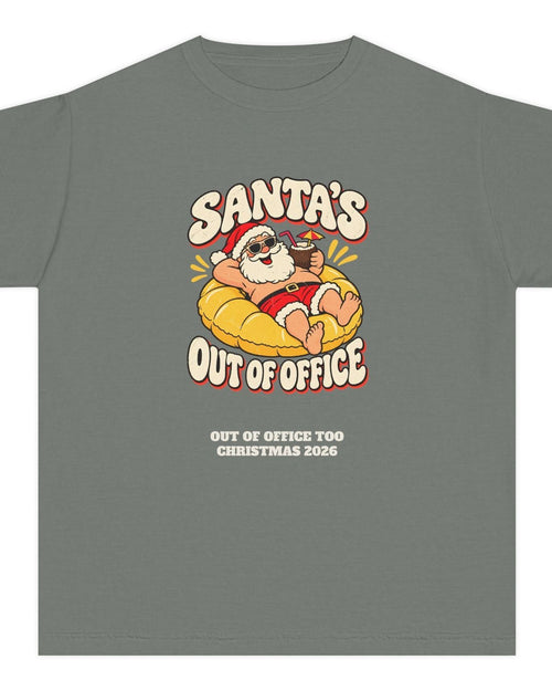 Custom Kids Santa's Out Of Office Christmas Shirt