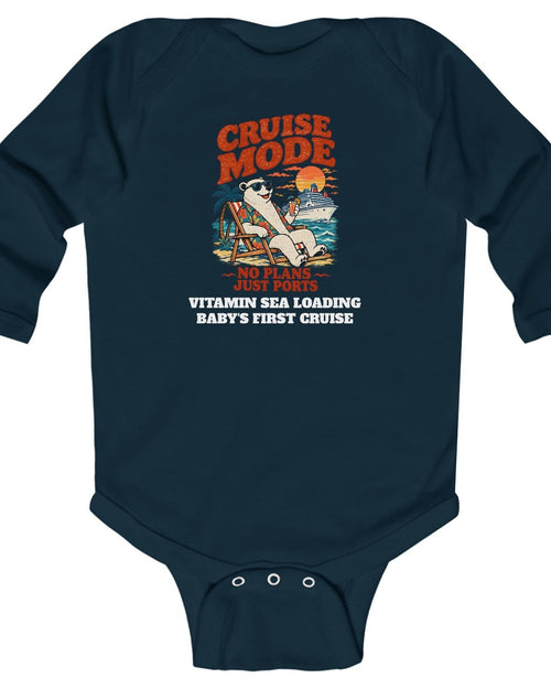 Custom Baby Cruise Mode Family Cruise Long Sleeve Onesie