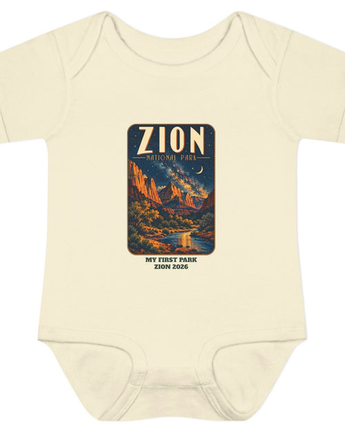 Custom Baby Zion National Park Night Sky Onesie