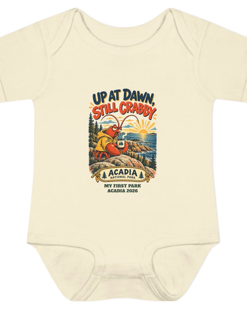 Custom Baby Acadia National Park Still Crabby Onesie
