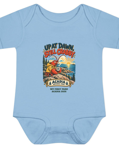 Custom Baby Acadia National Park Still Crabby Onesie
