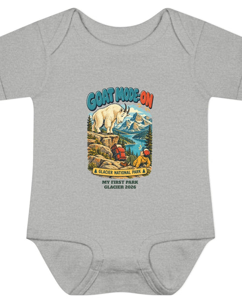 Custom Baby Glacier National Park Funny Goat Mode Onesie