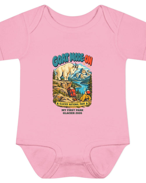 Custom Baby Glacier National Park Funny Goat Mode Onesie