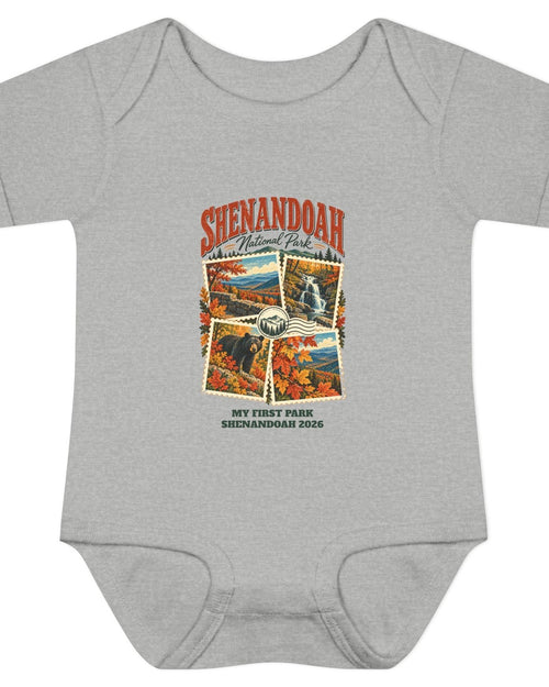 Custom Baby Shenandoah National Park Stamp Collage Onesie