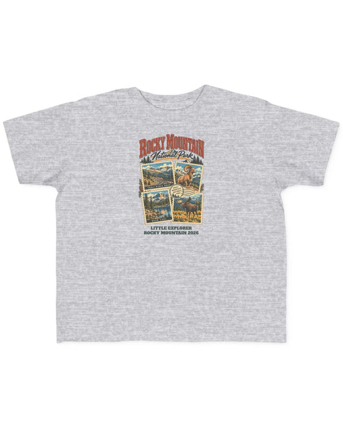 Custom Toddler Rocky Mountain National Park Stamp Collage Shirt