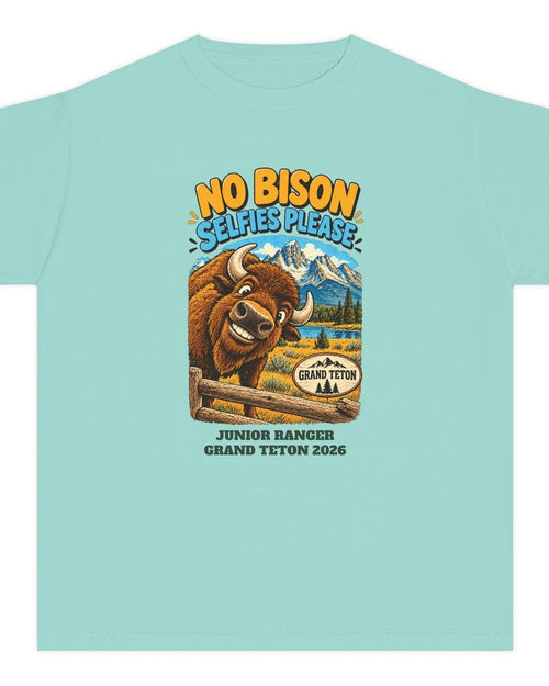 Custom Kids Grand Teton National Park Funny Bison Shirt