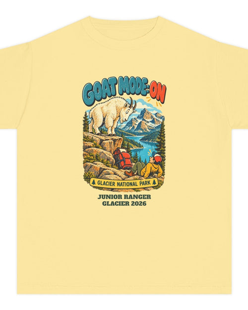 Custom Kids Glacier National Park Funny Goat Mode Shirt