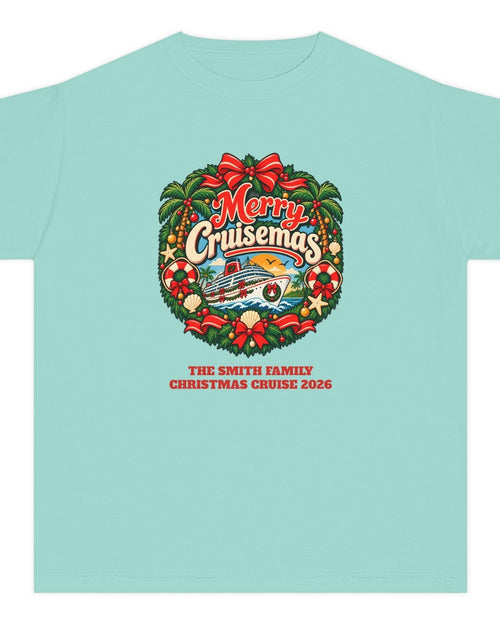 Custom Kids Merry Cruisemas Wreath Christmas Cruise Shirt