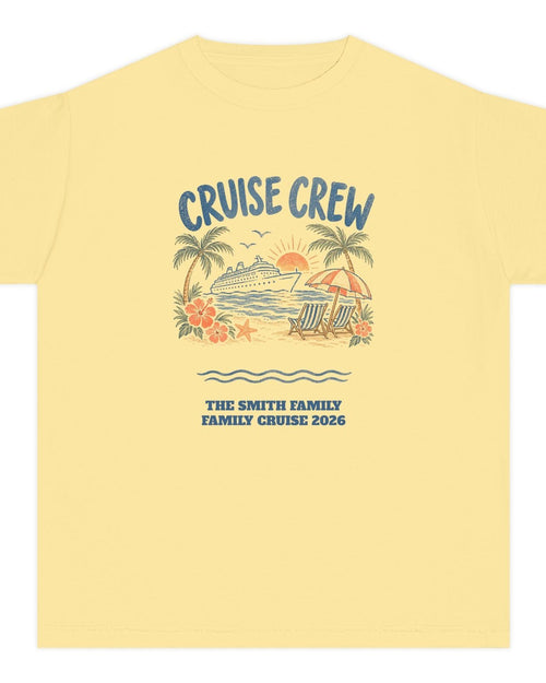 Custom Kids Cruise Crew Beach Shirt