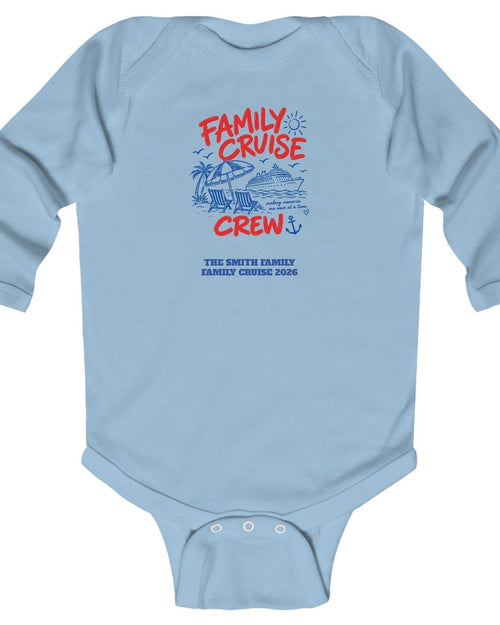 Custom Baby Family Cruise Crew Long Sleeve Onesie
