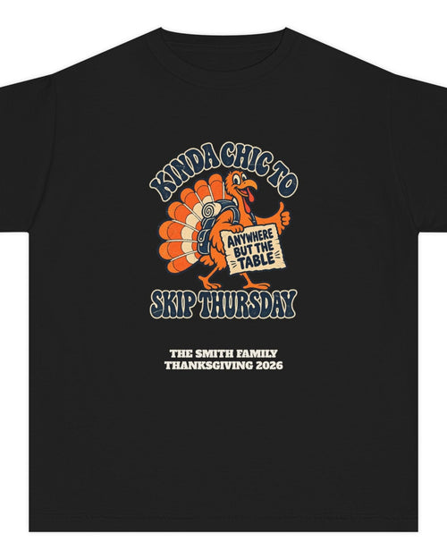 Custom Kids Kinda Chic to Skip Thursday Thanksgiving Shirt