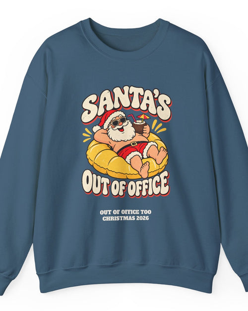 Custom Santa's Out Of Office Christmas Sweatshirt