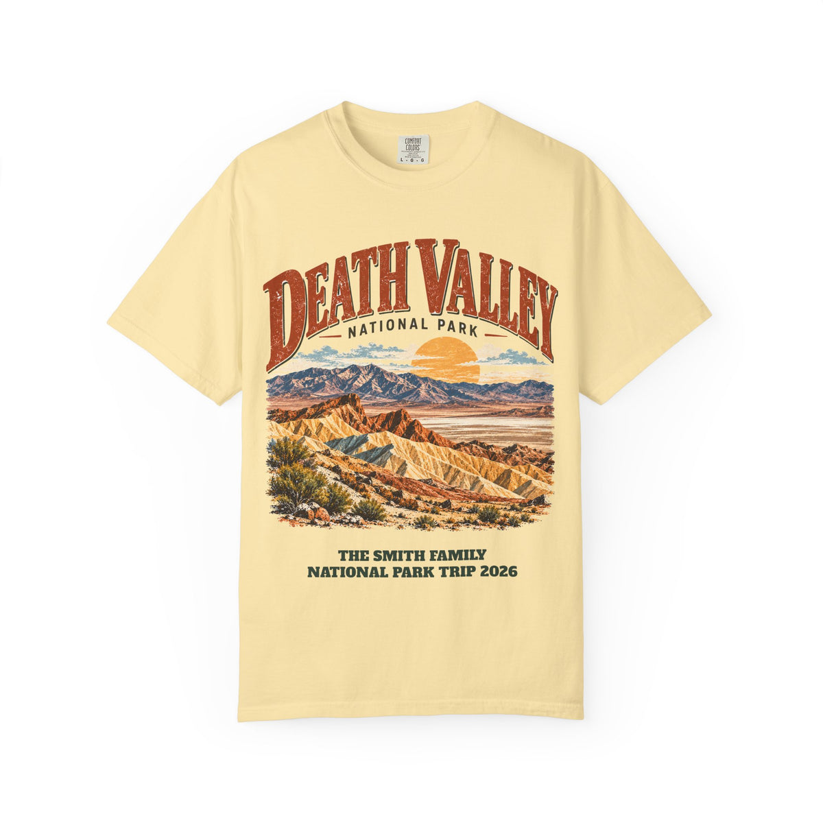Custom Death Valley National Park Family Trip Shirt