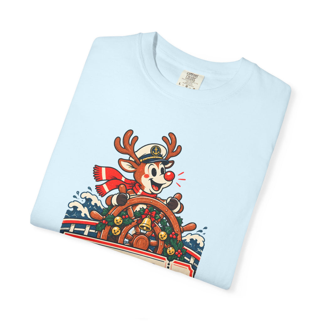Custom Reindeer Captain Christmas Cruise Shirt