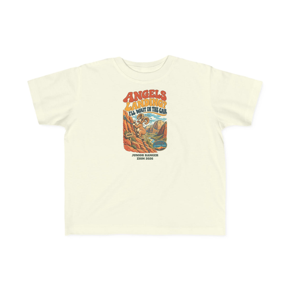 Custom Toddler Zion National Park Angels Landing Shirt