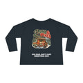 Custom Toddler Paws & Pines Christmas Dog Long Sleeve Shirt