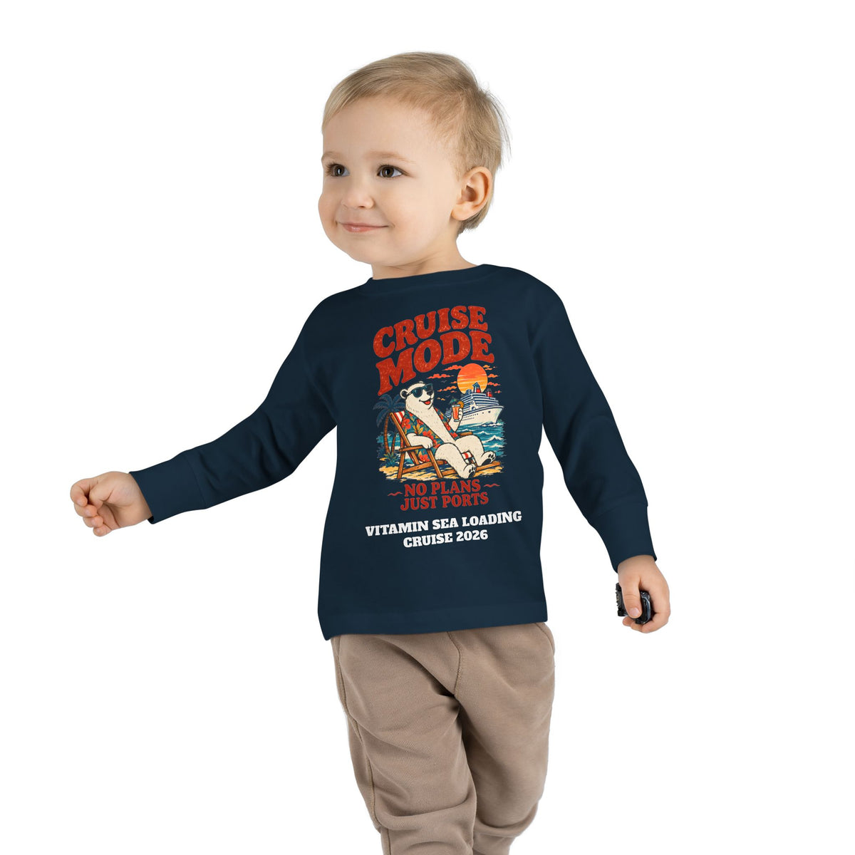 Custom Toddler Cruise Mode Family Cruise Long Sleeve Shirt