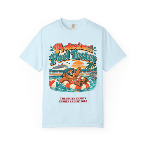 Custom Pool Tester Family Cruise Shirt