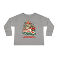 Custom Toddler Christmas Cruise Ship Long Sleeve Shirt