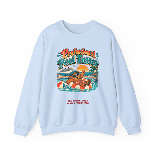 Custom Pool Tester Family Cruise Sweatshirt