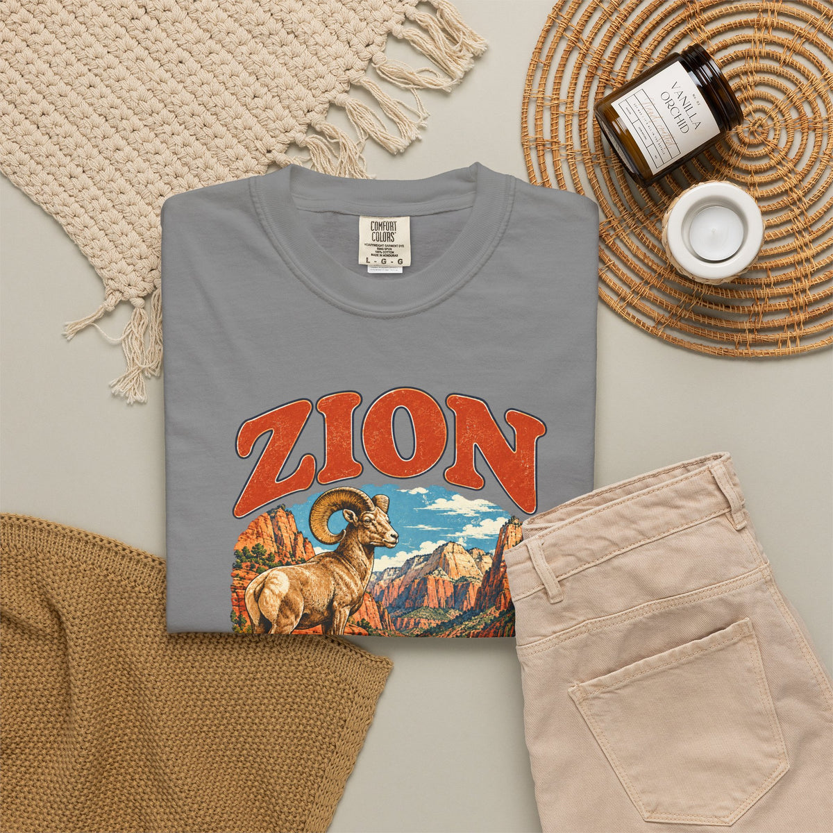 Custom Zion National Park Bighorn Sheep Shirt