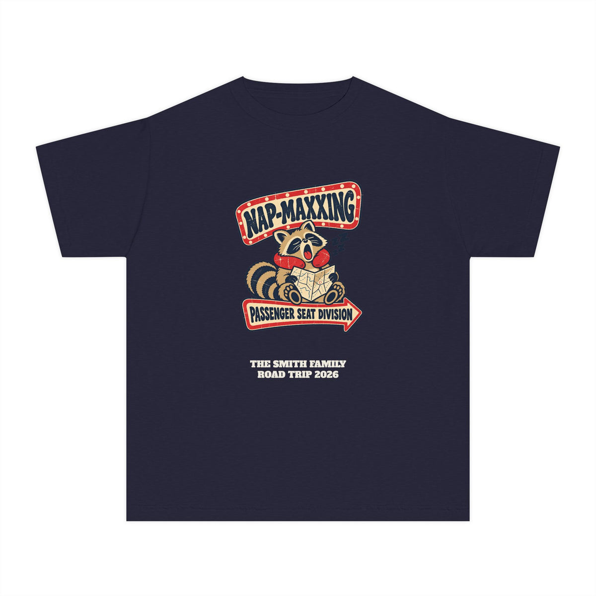 Custom Kids Nap-Maxxing Road Trip Shirt