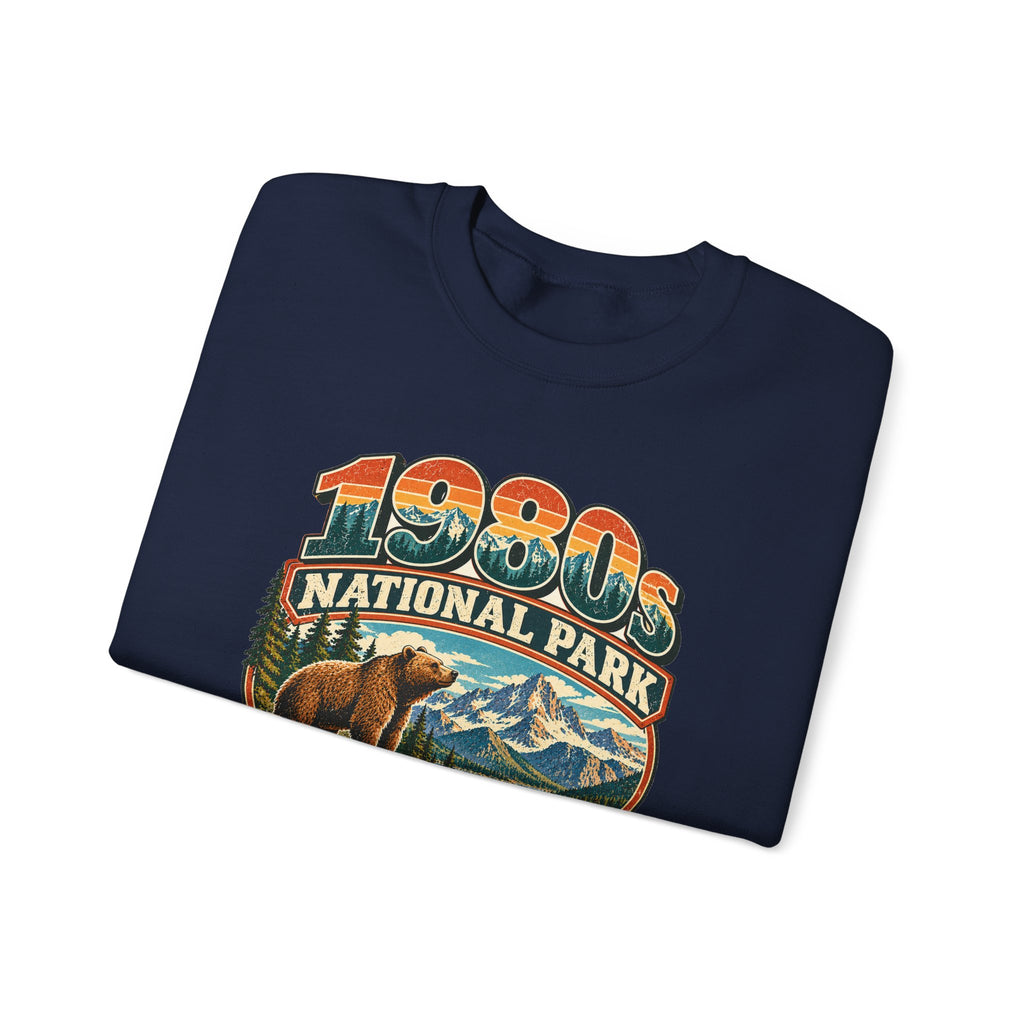 Custom 1980s National Park Family Trip Sweatshirt