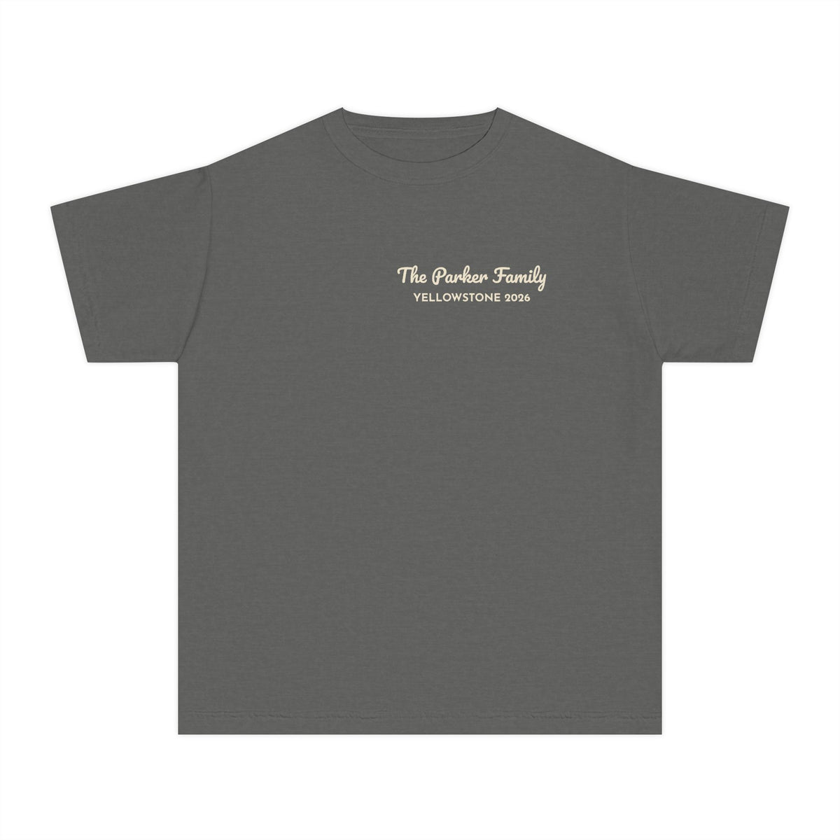 Custom Kids Yellowstone Scavenger Hunt Tee