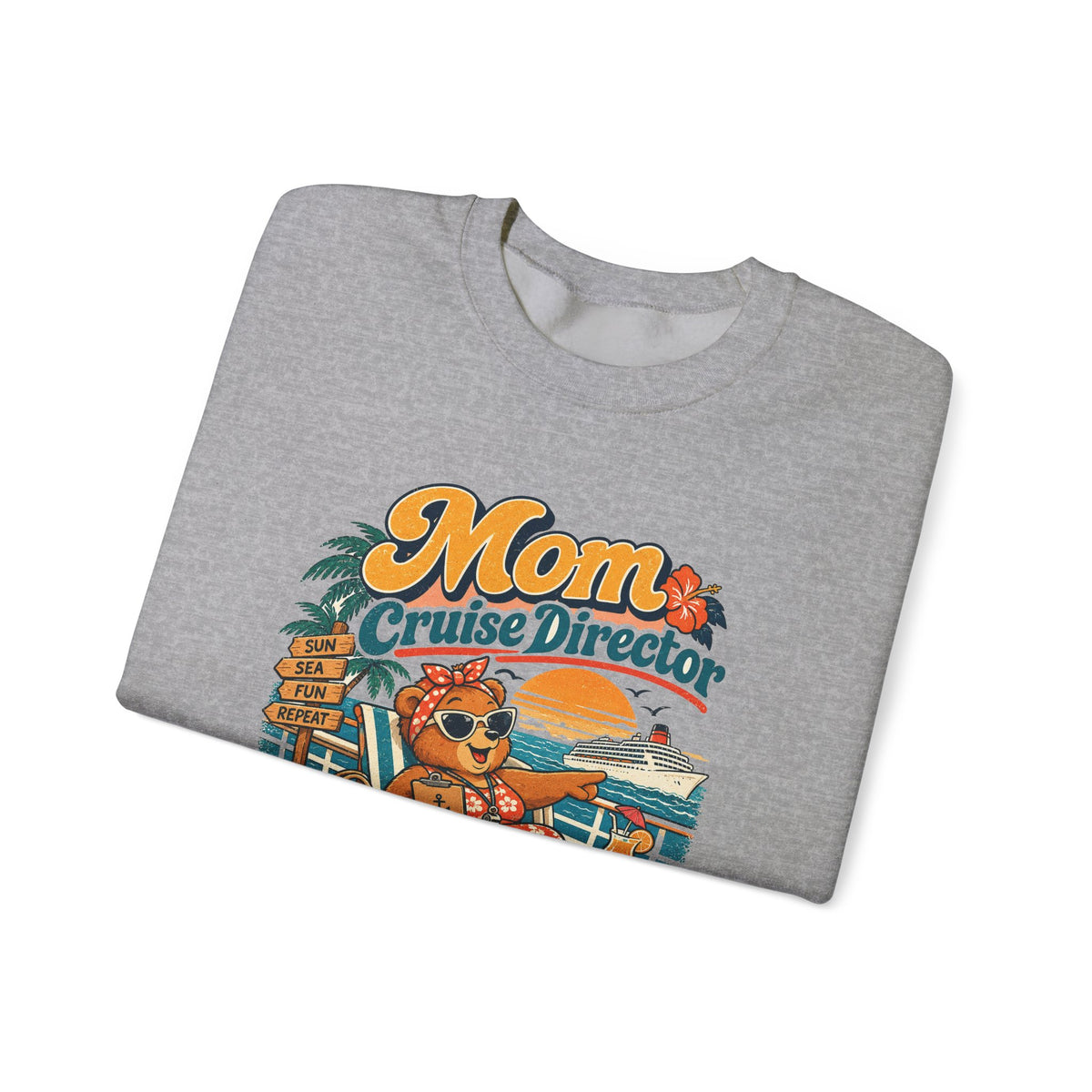 Custom Mom Cruise Director Family Cruise Sweatshirt