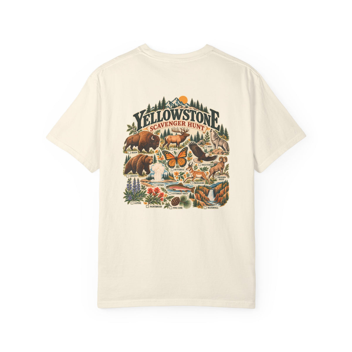 Custom Yellowstone Scavenger Hunt Tee