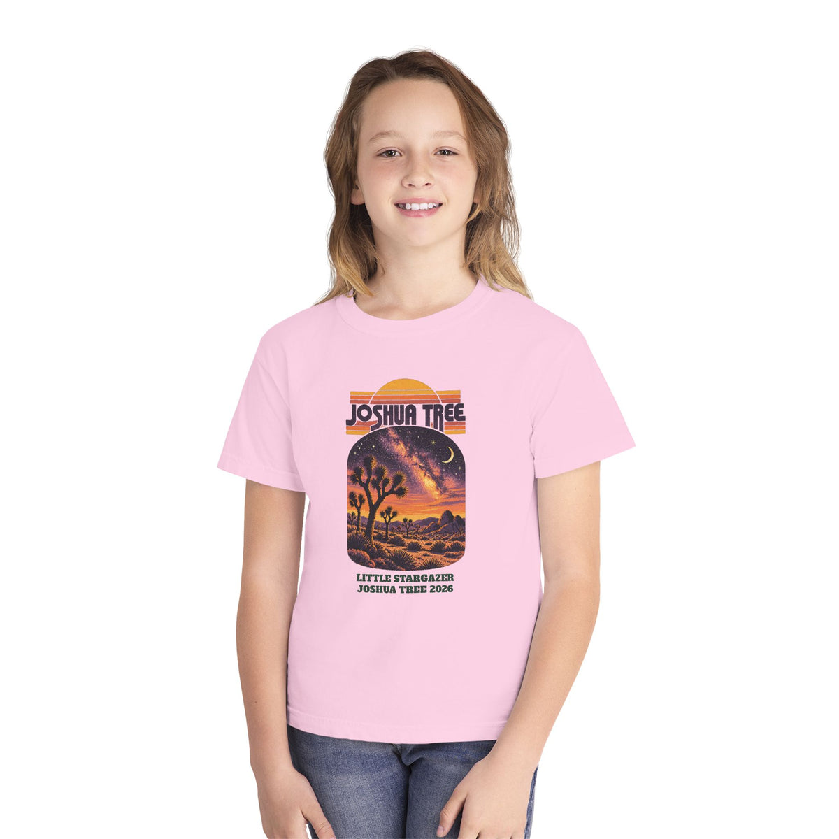Custom Kids Joshua Tree National Park Night Sky Shirt