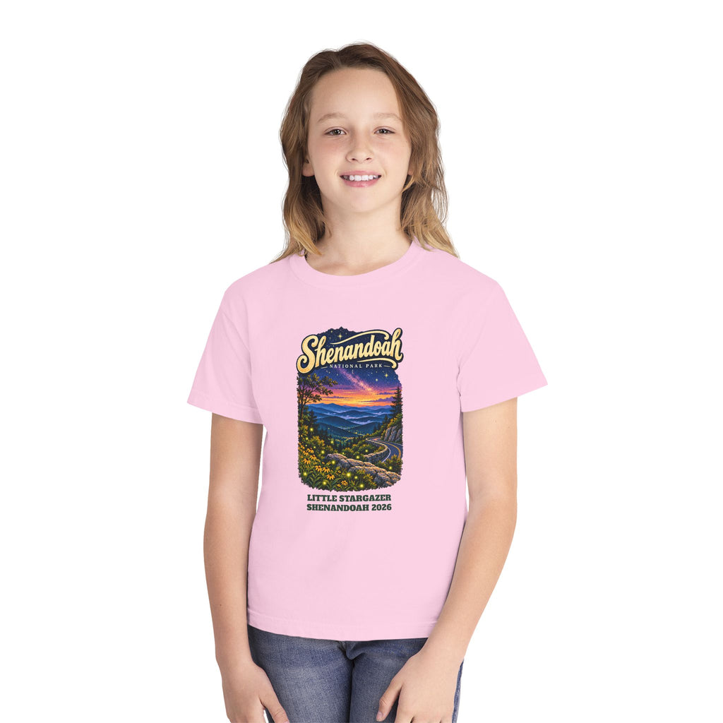 Custom Kids Shenandoah National Park Skyline Drive Night Sky Shirt