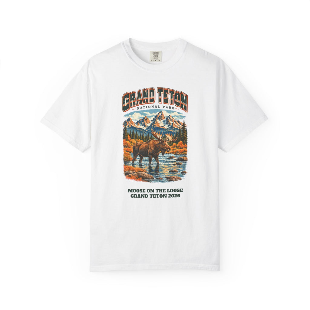 Custom Grand Teton National Park Vintage Moose Shirt