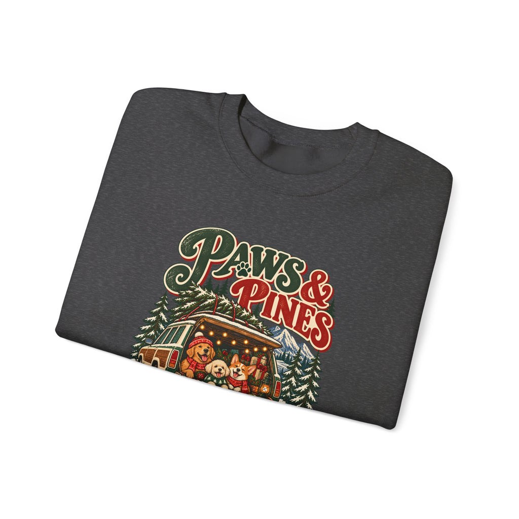 Custom Paws & Pines Christmas Dog Sweatshirt