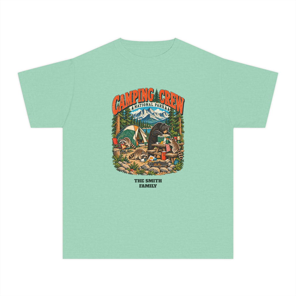 Custom Kids Camping Crew Camping Shirt