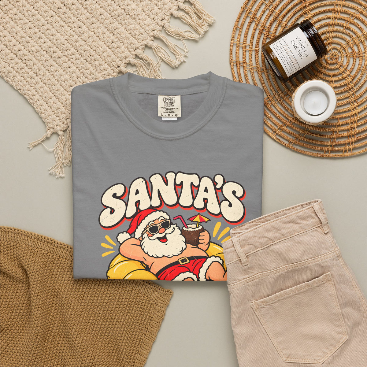 Custom Santa's Out Of Office Christmas Shirt