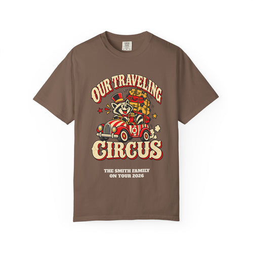 Custom Our Traveling Circus Family Trip Shirt