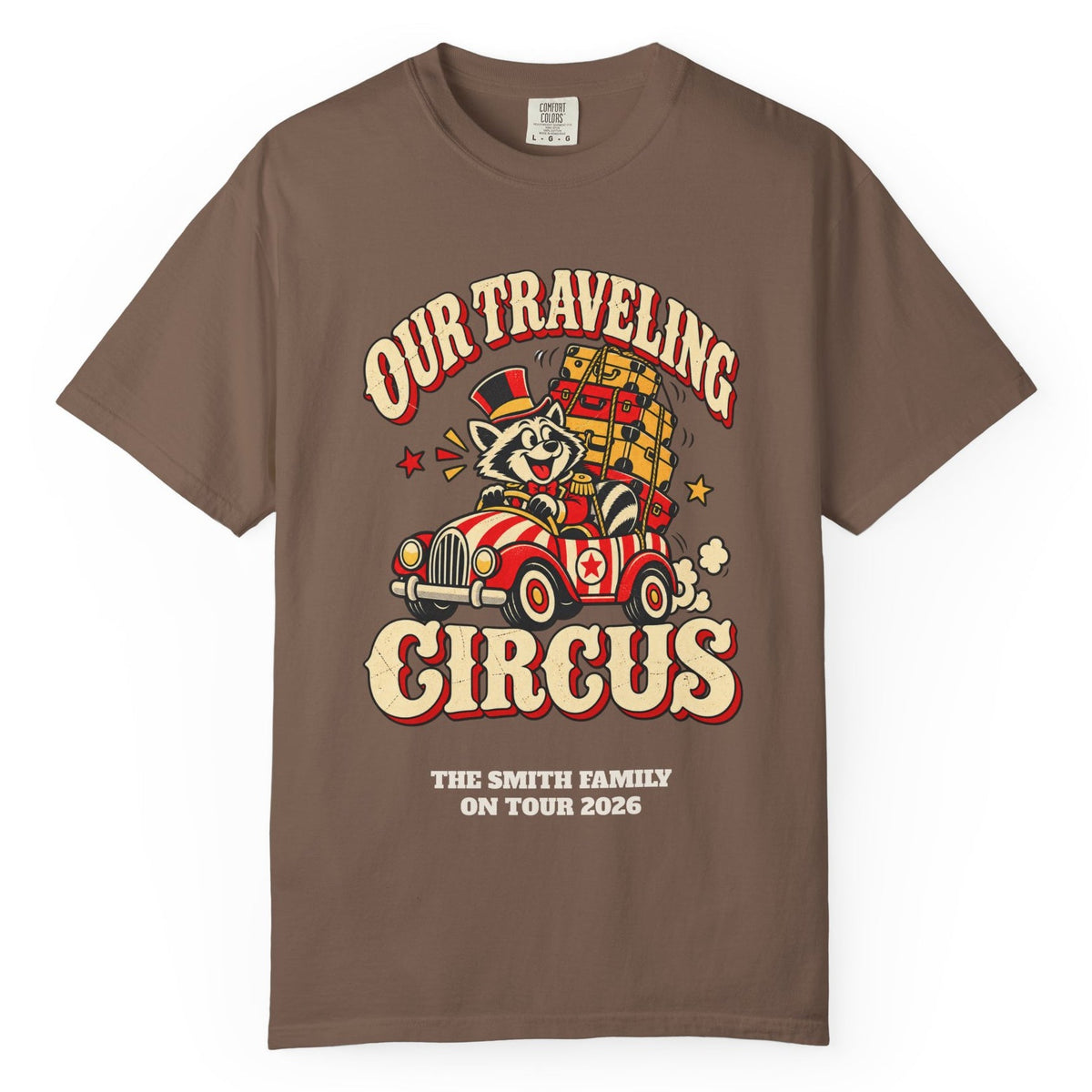Custom Our Traveling Circus Family Trip Shirt