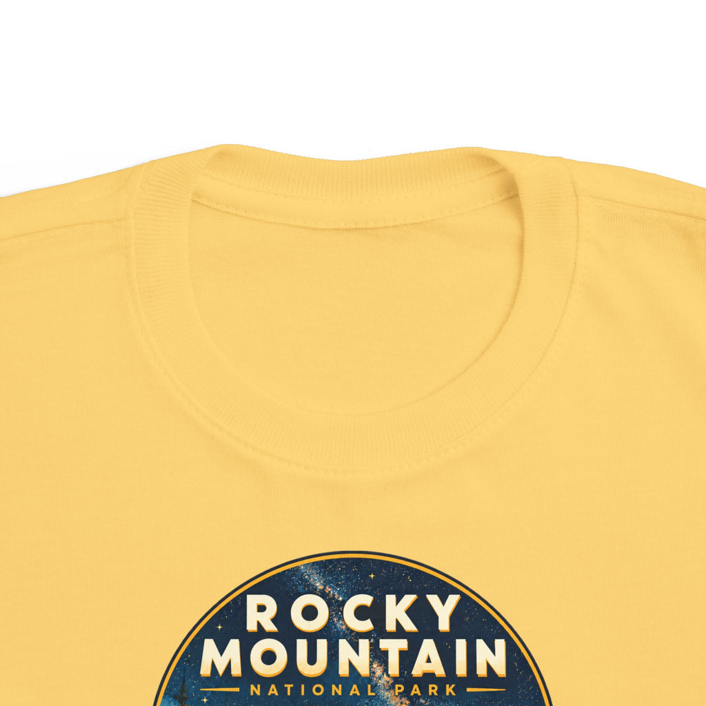 Custom Toddler Rocky Mountain National Park Night Sky Shirt