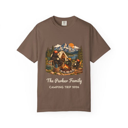 Custom Bear Campfire Tee